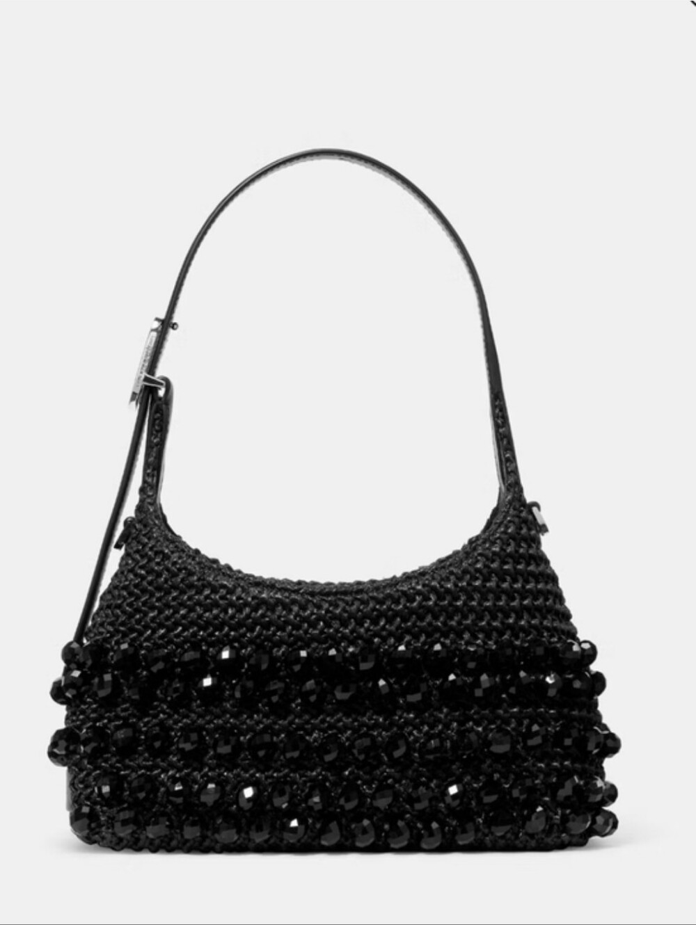 NWT Kate Spade 454 Straw Mini Crossbody Bag